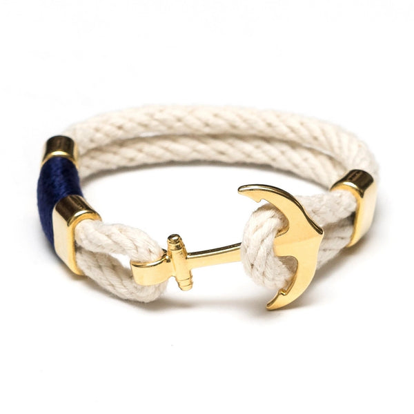 Waverly Bracelet - Ivory, Navy and Gold