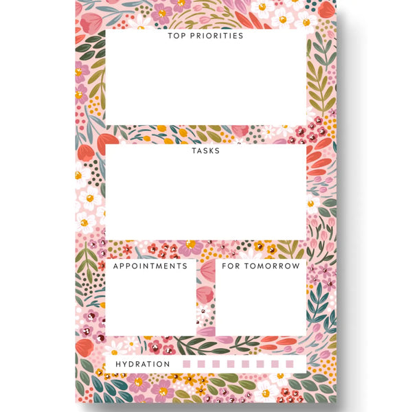 Summer Meadows Daily Planner Notepad