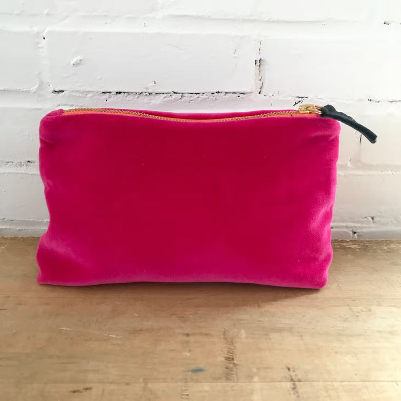 Velvet Make Up Bag