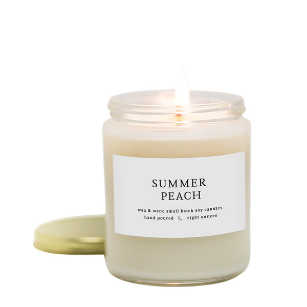 Summer Peach Soy Candle