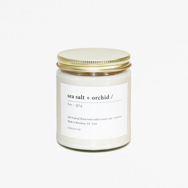 Sea Salt & Orchid Soy Candle