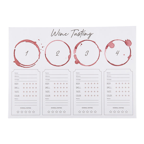 Wine Tasting Placemat