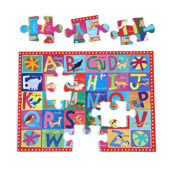 Animal ABC 20 Piece Big Puzzle