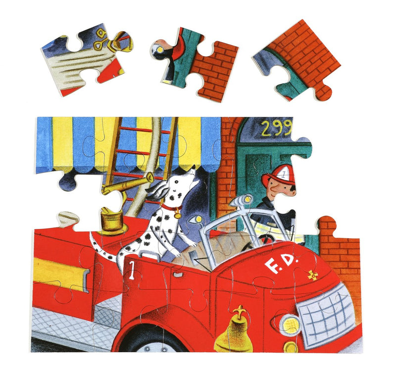 Red Fire Truck 20 Piece Puzzle