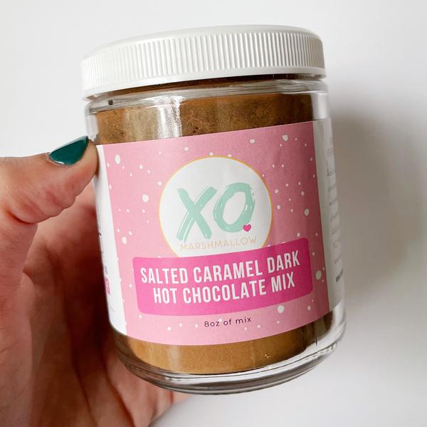GOURMET SALTED CARAMEL DARK HOT CHOCOLATE