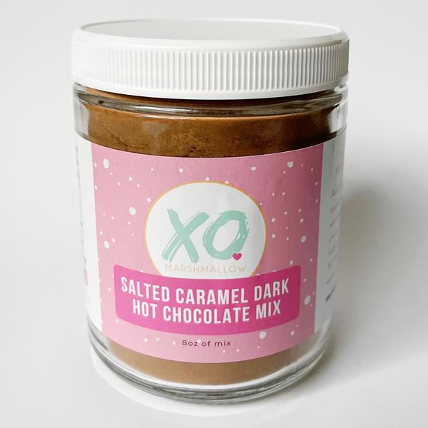 GOURMET SALTED CARAMEL DARK HOT CHOCOLATE