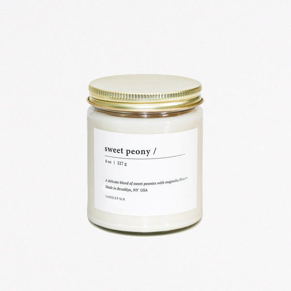 Sweet Peony Soy Candle