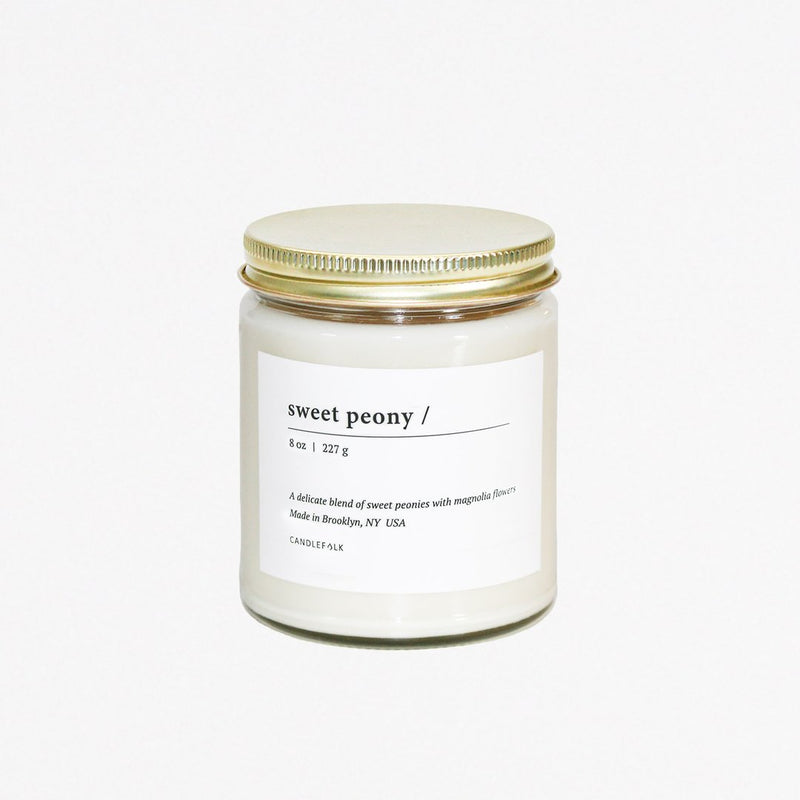 Sweet Peony Soy Candle