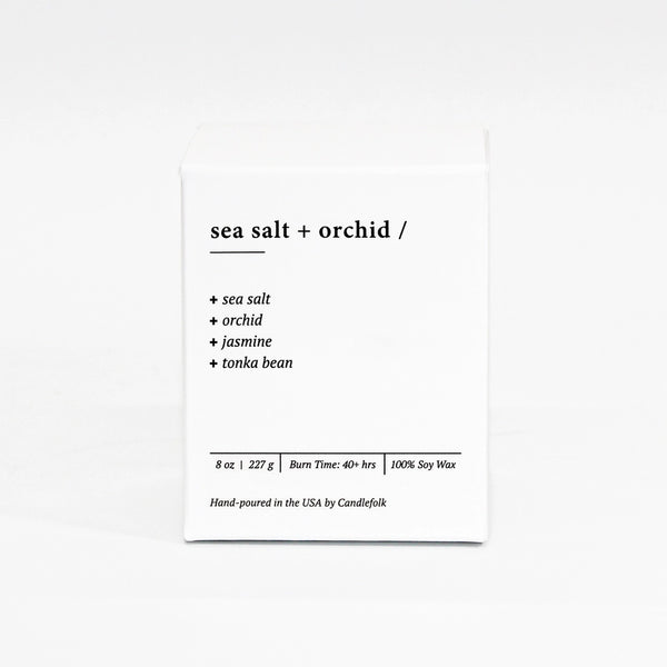 Sea Salt & Orchid Soy Candle