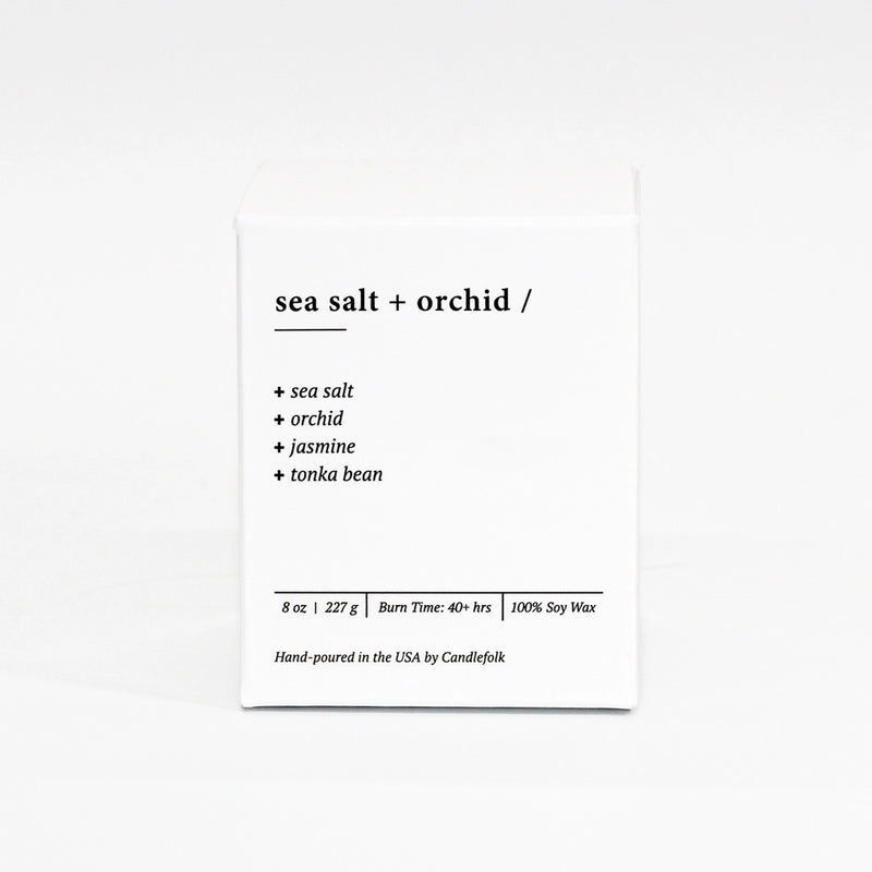 Sea Salt & Orchid Soy Candle