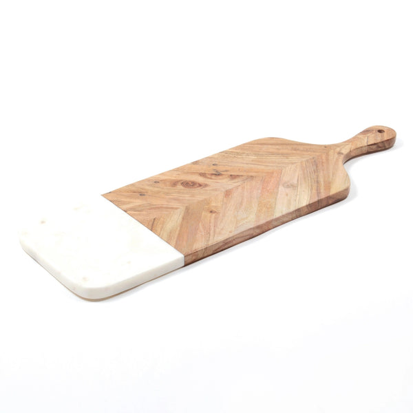 Marble & Wood Serving Board