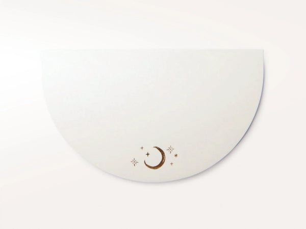Celestial Half Moon Notepad