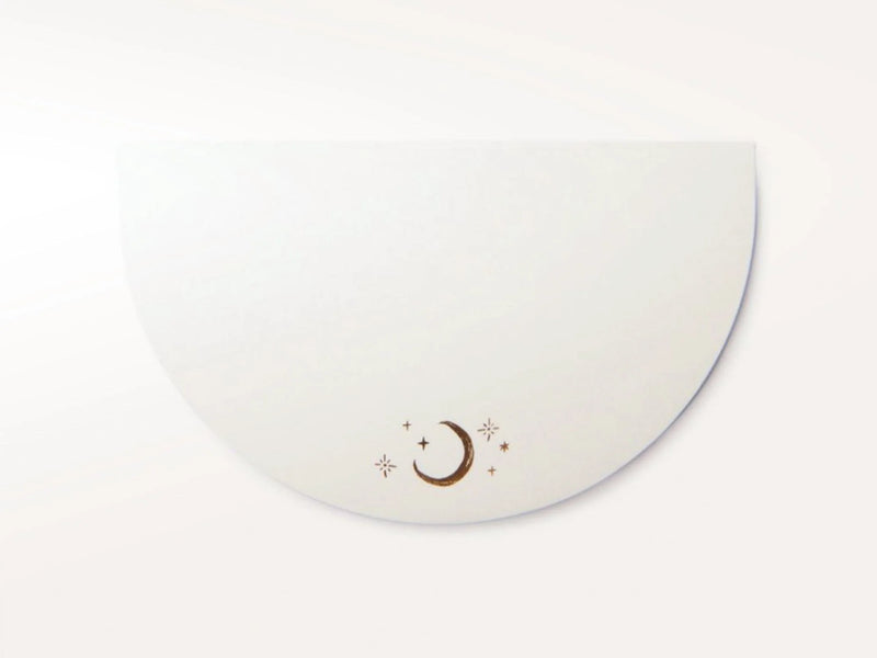 Celestial Half Moon Notepad