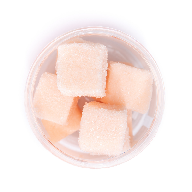 Exfoliating Sugar Cubes - Peach